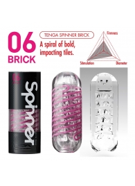 Мастурбатор SPINNER Brick - Tenga - в Королеве купить с доставкой