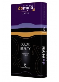 Разноцветные презервативы DOMINO Colour Beauty - 6 шт. - Domino - купить с доставкой в Королеве
