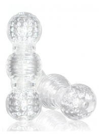 Прозрачный фигурный мастурбатор Master Stroker - Blush Novelties - в Королеве купить с доставкой