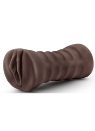 Коричневый мастурбатор-вагина Hot Chocolate Brianna - Blush Novelties - в Королеве купить с доставкой