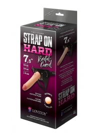 Пояс-трусики с насадкой Hard brutal-consul - 19 см. - LOVETOY (А-Полимер) - купить с доставкой в Королеве