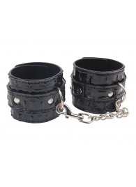 Черные наручники Surrender Wrist Restraints - Chisa - купить с доставкой в Королеве