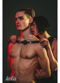 Черный кляп Love Addict на замочке - Lola Games - купить с доставкой в Королеве