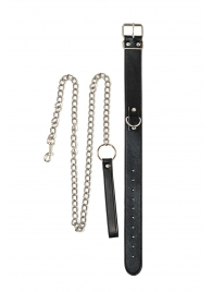 Черный ошейник с поводком Wild - Lola Games - купить с доставкой в Королеве