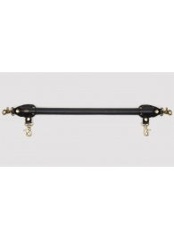 Черная распорка для ног Bound to You Faux Leather Spreader Bar - 50,8 см. - Fifty Shades of Grey - купить с доставкой в Королеве