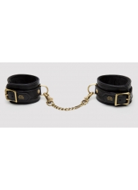 Черные оковы на ноги Bound to You Faux Leather Ankle Cuffs - Fifty Shades of Grey - купить с доставкой в Королеве