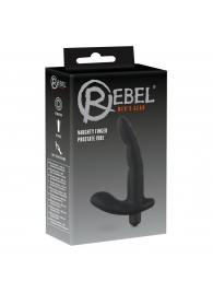 Черный вибромассажер простаты Naughty Finger Prostate Vibe - 13,8 см. - Orion - в Королеве купить с доставкой