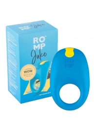 Синее эрекционное виброкольцо Romp Juke - ROMP - в Королеве купить с доставкой