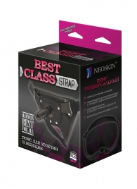 Черный пояс для насадок BEST CLASS STRAP - LOVETOY (А-Полимер) - купить с доставкой в Королеве