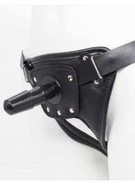 Черный пояс для насадок CLASS STRAP Restyling - LOVETOY (А-Полимер) - купить с доставкой в Королеве