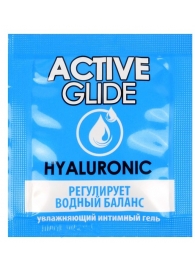 Лубрикант на водной основе Active Glide с гиалуроновой кислотой - 3 гр. - Биоритм - купить с доставкой в Королеве