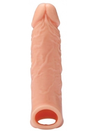 Телесная насадка EXTENDER WITH BALL STRAP 6.5 - 17 см. - Dream Toys - в Королеве купить с доставкой