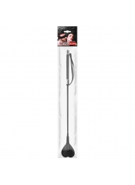 Черный стек с наконечником-сердечком - 54 см. - Notabu - купить с доставкой в Королеве