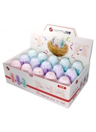 Набор из 15 мини-мастурбаторов Fantastic Egg Hard Boiled - Baile - в Королеве купить с доставкой