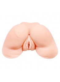 Телесная вибровагина Julie с 2 рабочими отверстиями - Baile - в Королеве купить с доставкой