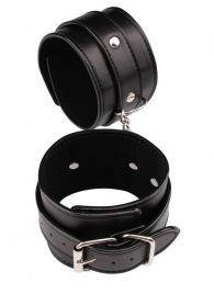 Черные оковы Classic Ankle Cuffs - Chisa - купить с доставкой в Королеве