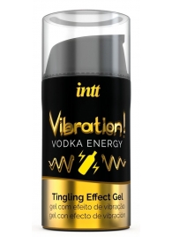 Жидкий интимный гель с эффектом вибрации Vibration! Vodka Energy - 15 мл. - INTT - купить с доставкой в Королеве