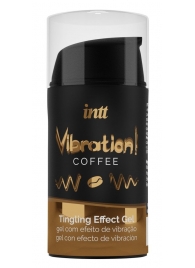 Жидкий интимный гель с эффектом вибрации Vibration! Coffee - 15 мл. - INTT - купить с доставкой в Королеве