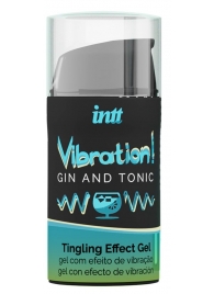 Жидкий интимный гель с эффектом вибрации Vibration! Gin   Tonic - 15 мл. - INTT - купить с доставкой в Королеве