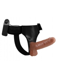 Страпон на трусиках с вибрацией Ultra Passionate Harness - 16 см. - Baile - купить с доставкой в Королеве