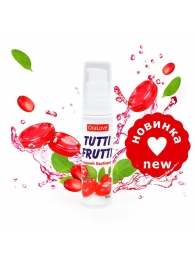 Гель-смазка Tutti-frutti со вкусом барбариса - 30 гр. - Биоритм - купить с доставкой в Королеве