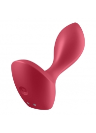 Красный вибромассажёр простаты Satisfyer Backdoor Lover - 14 см. - Satisfyer - в Королеве купить с доставкой