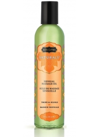 Массажное масло Naturals Tropical Mango с ароматом манго - 236 мл. - Kama Sutra - купить с доставкой в Королеве
