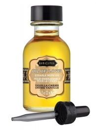 Масло для ласк с ароматом ванили Oil of Love Vanilla Creme - 22 мл. - Kama Sutra - купить с доставкой в Королеве