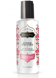 Гель-лубрикант на водной основе Divine Nectars Strawberry Dream с ароматом клубники - 150 мл. - Kama Sutra - купить с доставкой в Королеве