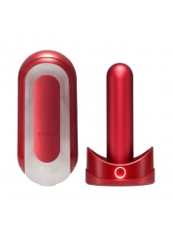 Красный мастурбатор Flip Zero Red   Warmer с подогревом - Tenga - в Королеве купить с доставкой