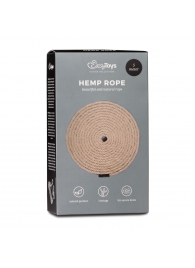 Пеньковая веревка для связывания Hemp Rope - 5 м. - Easy toys - купить с доставкой в Королеве