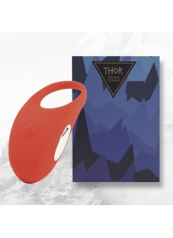 Красное кольцо с вибрацией Thor Cockring - FeelzToys - в Королеве купить с доставкой