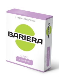 Классические презервативы Bariera Classic - 3 шт. - Bariera - купить с доставкой в Королеве