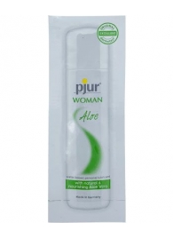 Лубрикант на водной основе pjur WOMAN Aloe - 2 мл. - Pjur - купить с доставкой в Королеве