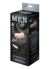 Пустотелый фаллопротез MEN STYLE - 17,5 см. - LOVETOY (А-Полимер) - купить с доставкой в Королеве