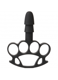 Кастет с штырьком для насадок Vac-U-Lock Knuckle Up - Doc Johnson - купить с доставкой в Королеве