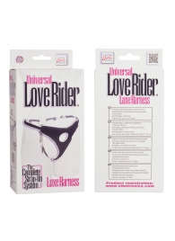 Трусы для страпона с универсальным креплением Universal Love Rider Luxe Harness - California Exotic Novelties - купить с доставкой в Королеве