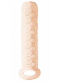 Телесный фаллоудлинитель Homme Long - 13,5 см. - Lola Games - в Королеве купить с доставкой