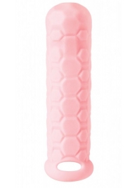 Розовый фаллоудлинитель Homme Long - 15,5 см. - Lola Games - в Королеве купить с доставкой