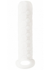 Белый фаллоудлинитель Homme Long - 13,5 см. - Lola Games - в Королеве купить с доставкой
