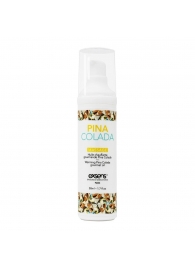 Разогревающее массажное масло с ароматом пина колада Gourmet Pina Colada - 50 мл. - Exsens - купить с доставкой в Королеве