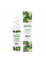Разогревающее массажное масло с ароматом мохито Gourmet Mint Mojito - 50 мл. - Exsens - купить с доставкой в Королеве