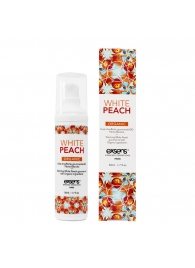 Разогревающее массажное масло Gourmet White Peach Organic с органическими ингредиентами - 50 мл. - Exsens - купить с доставкой в Королеве