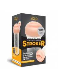 Мастурбатор-ротик ZOLO DEEP THROAT - Zolo - в Королеве купить с доставкой