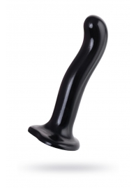 Черный стимулятор для пар P G-Spot Dildo Size M - 18 см. - Strap-on-me - в Королеве купить с доставкой