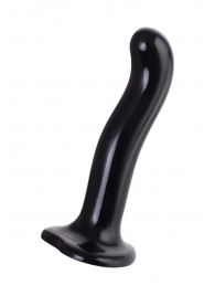 Черный стимулятор для пар P G-Spot Dildo Size L - 19 см. - Strap-on-me - в Королеве купить с доставкой