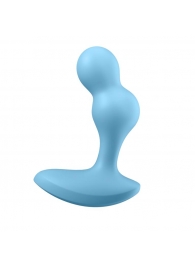Голубой анальный вибростимулятор Deep Driver - 11,2 см. - Satisfyer - в Королеве купить с доставкой