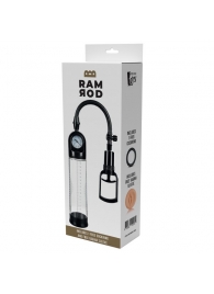 Прозрачная вакуумная помпа с манометром Deluxe Penis Pump - Dream Toys - в Королеве купить с доставкой