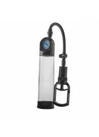 Прозрачная вакуумная помпа с манометром Deluxe Penis Pump - Dream Toys - в Королеве купить с доставкой