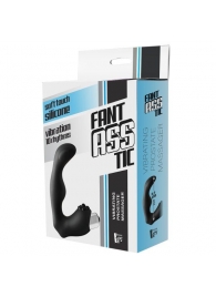 Черный вибромассажер простаты FantASStic Vibrating Prostate Massager - 11,3 см. - Dream Toys - в Королеве купить с доставкой